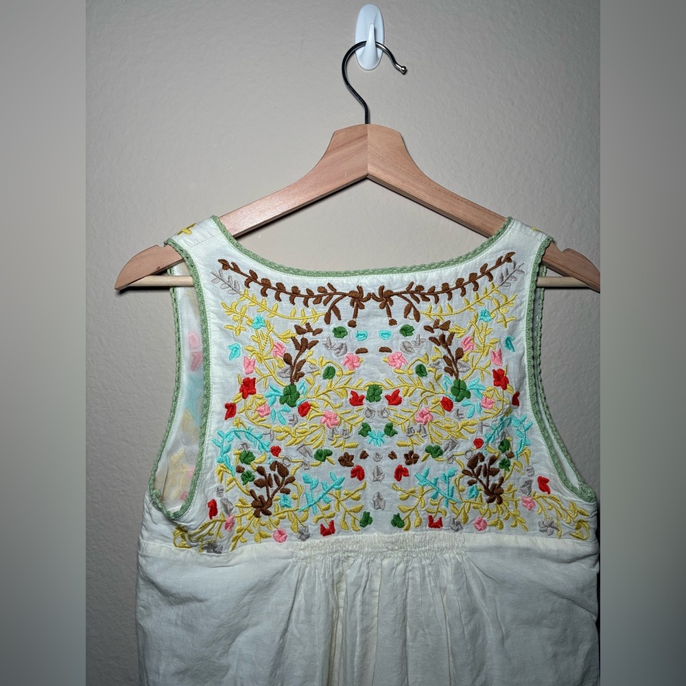 Women’s Medium floral Tunic XXI Embroidered Tank Dress - Picture 8 of 10